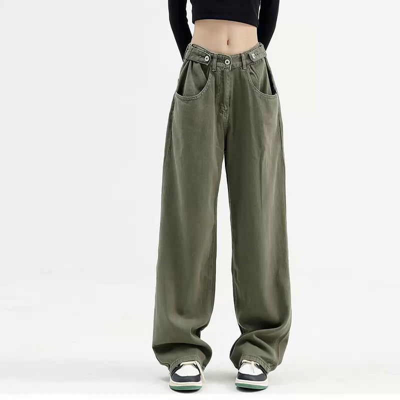 Loose Fashion Pear Shape Large Size Jeans