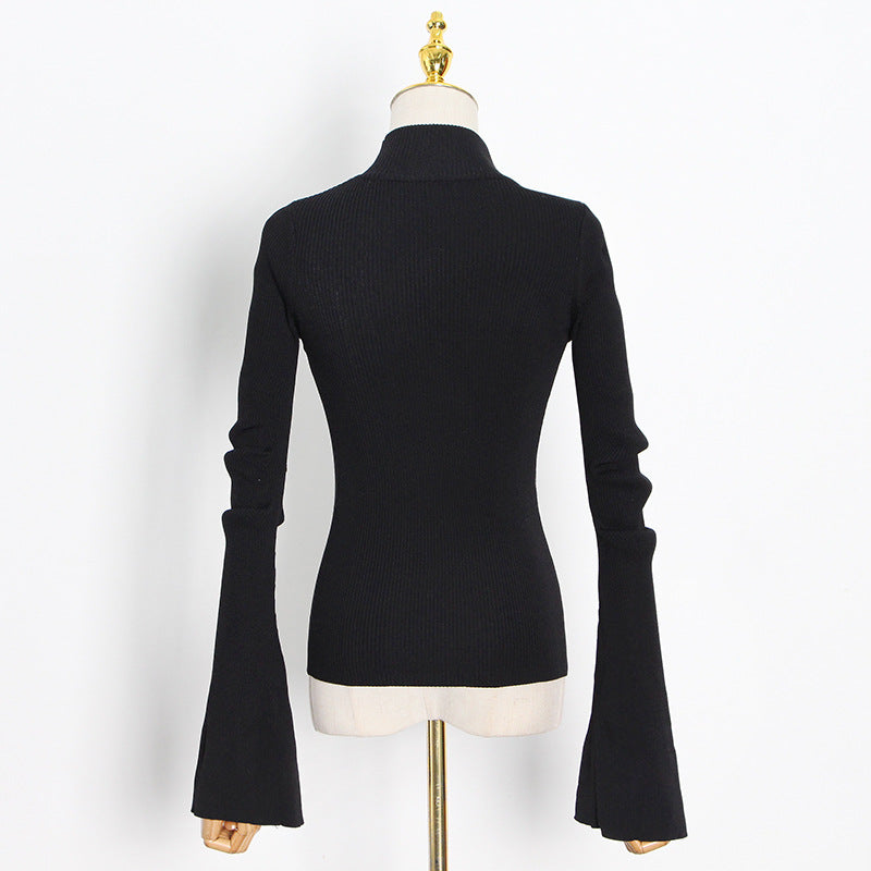 Knit sweater top sweater