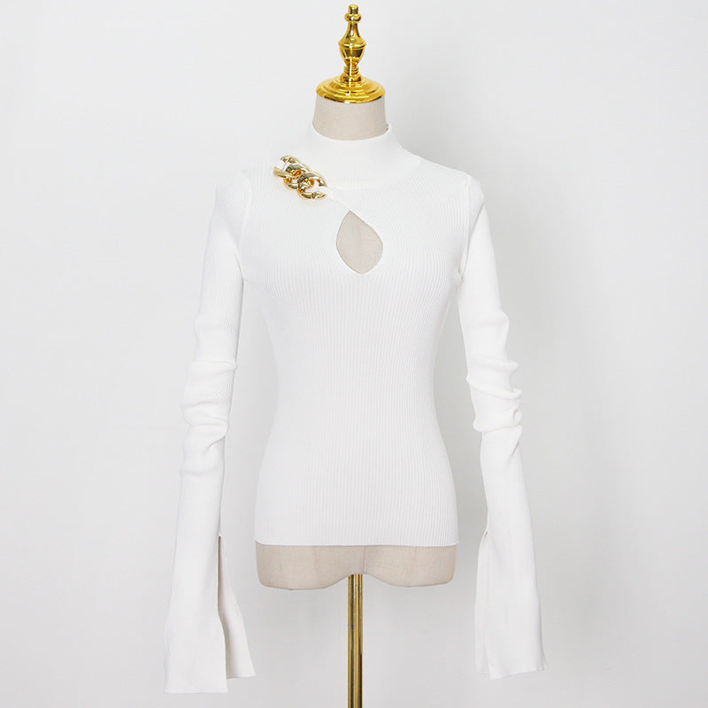 Knit sweater top sweater