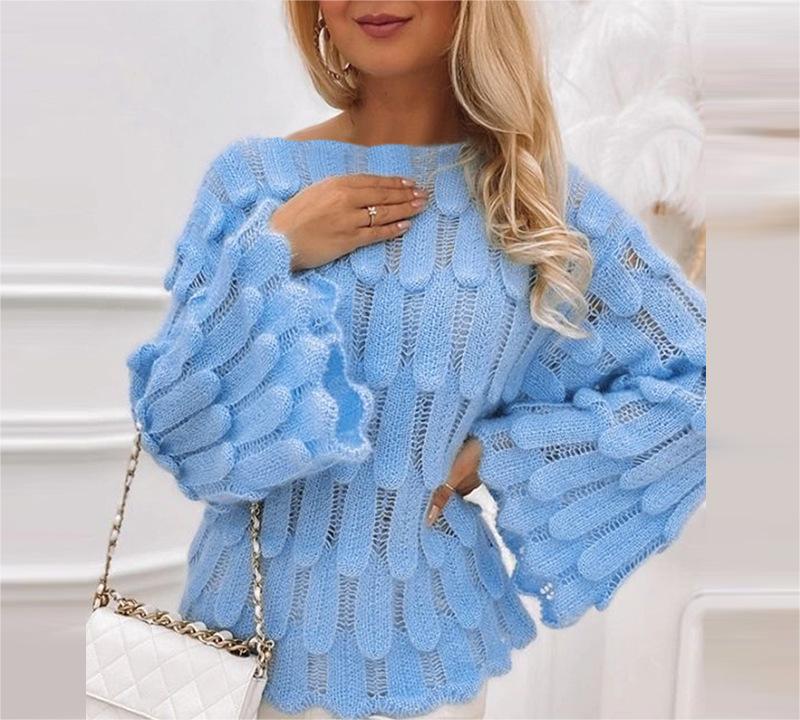 Elegant Texture Knitted Sweater
