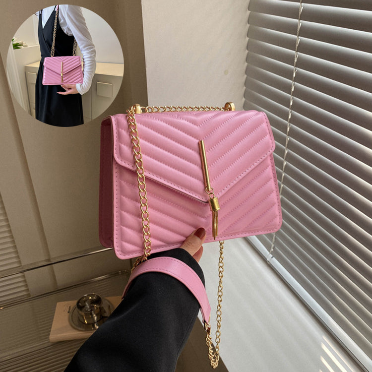 Chain Tassel Shoulder Crossbody Small Square Bag