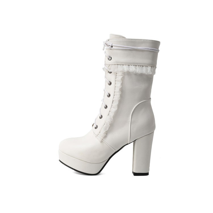 Women's Fashionable High-heeled Boots