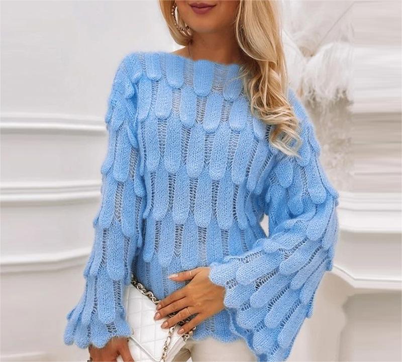 Elegant Texture Knitted Sweater