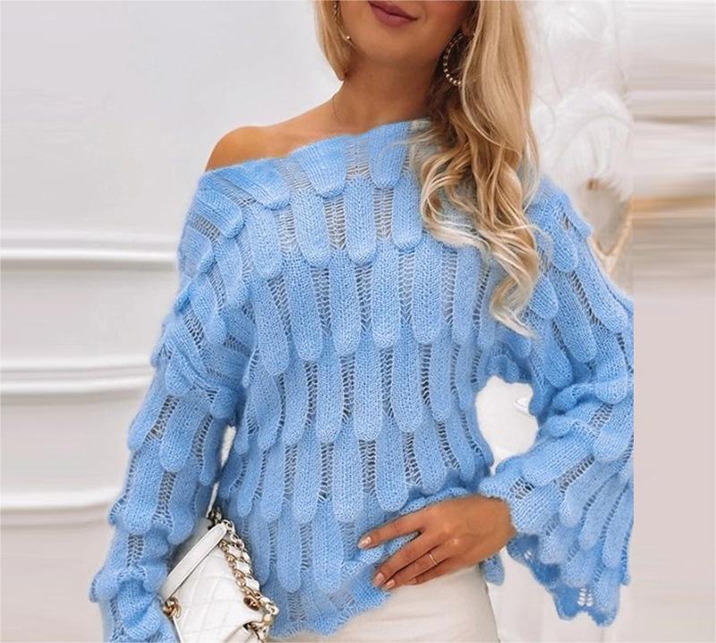 Elegant Texture Knitted Sweater