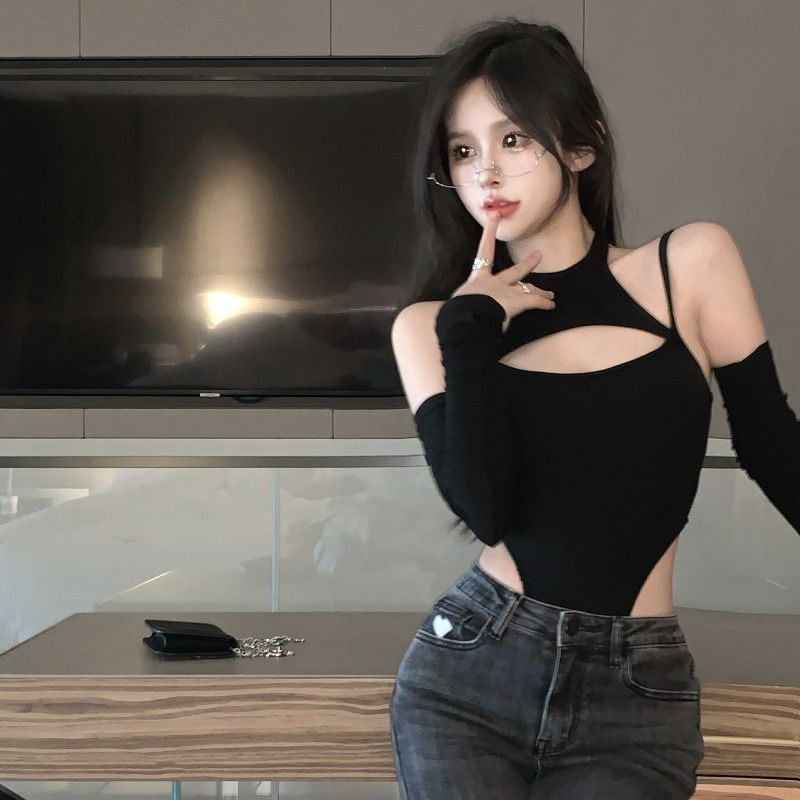 Pure Desire Style Sweet Hot Girl Niche Jumpsuit For Women
