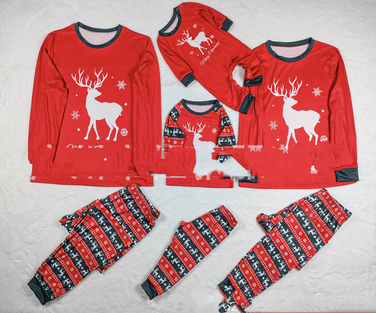 Letter Print Plaid Homewear Pajamas