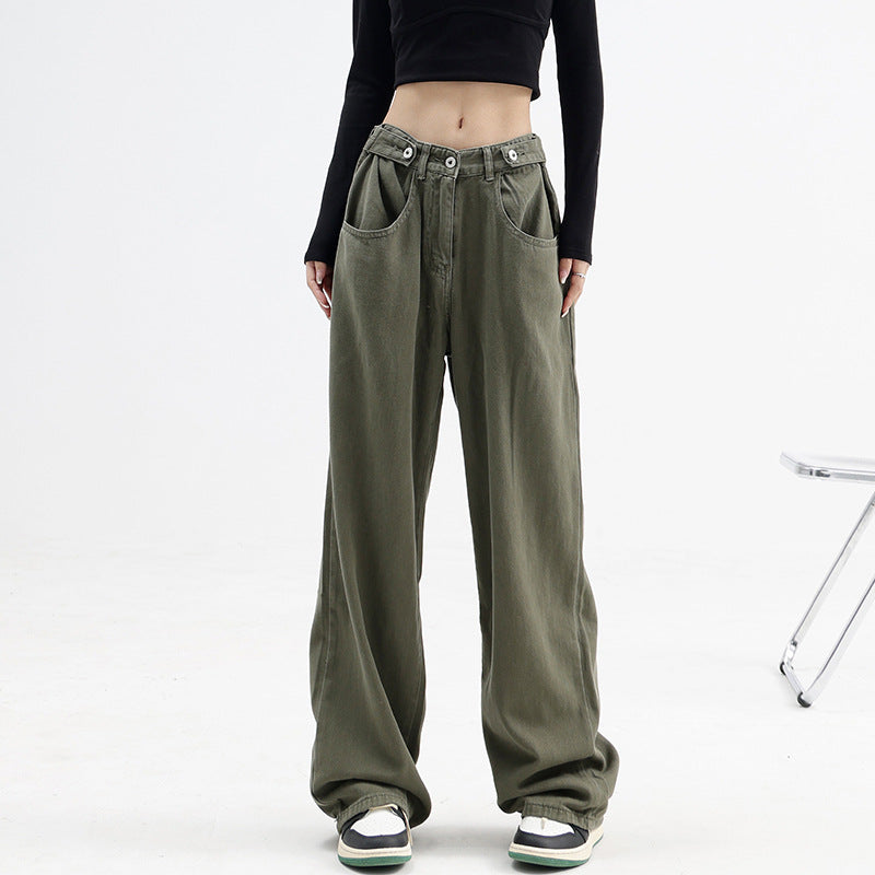 Loose Fashion Pear Shape Large Size Jeans