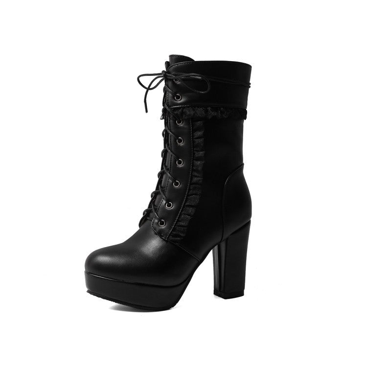 Women's Fashionable High-heeled Boots