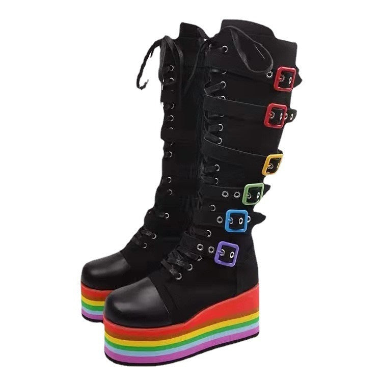 High Heel Thick Sole High Boots Children Water Table