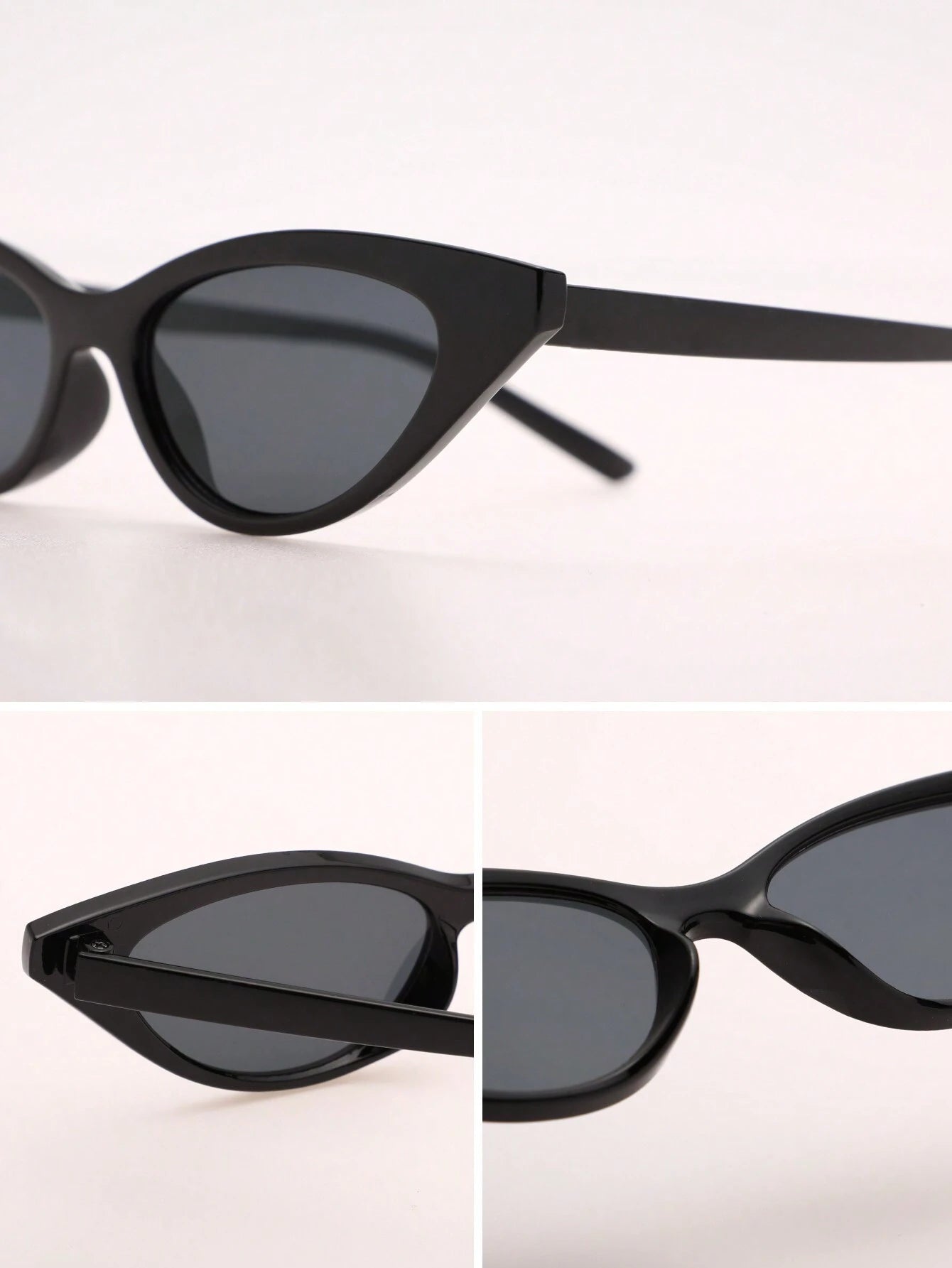 9Pcs Plastic Frame Geometric & Classic Sunglasses Combo, Summer Decoration Vintage Shades Beach Accessories