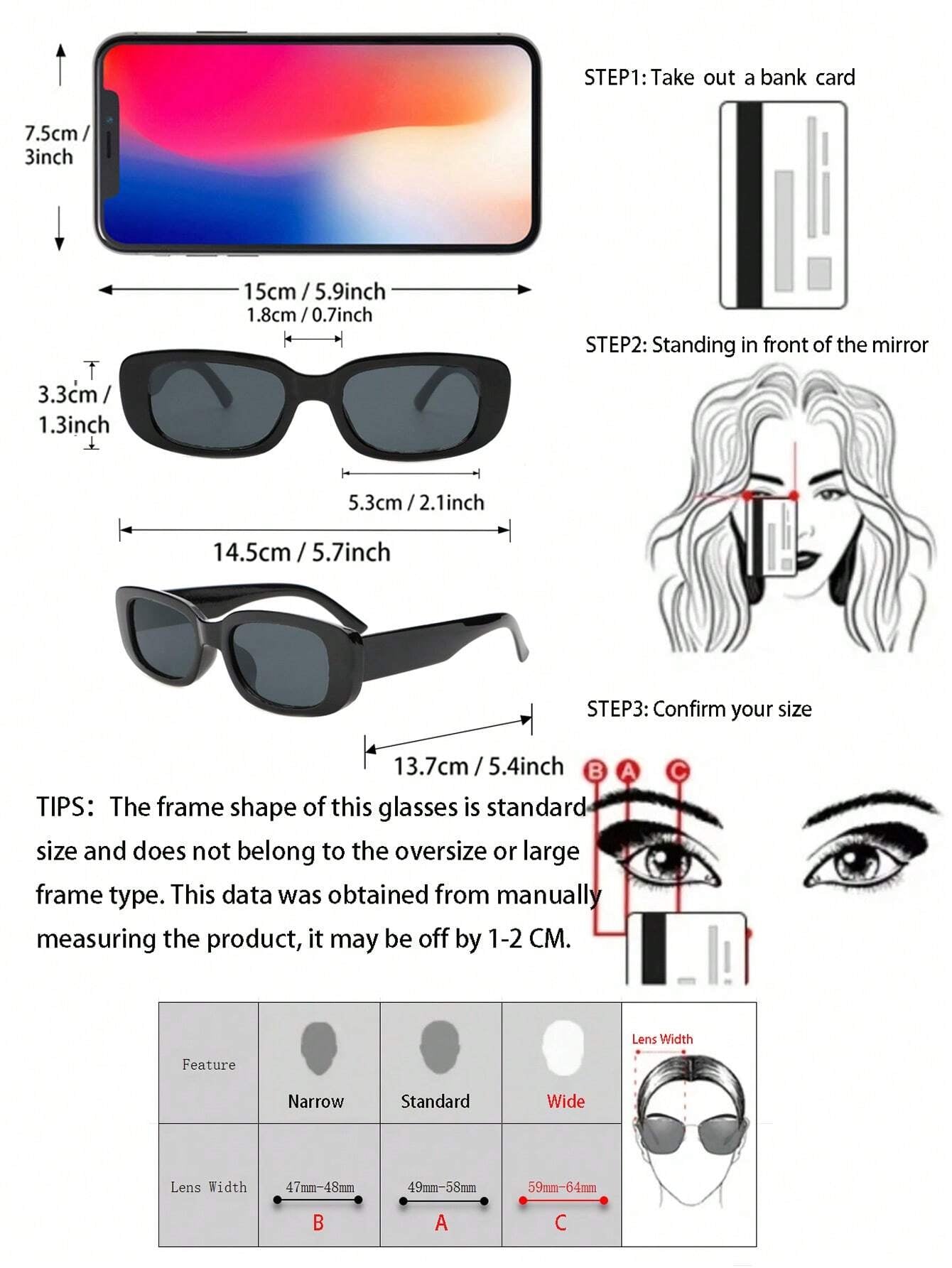 9Pcs Plastic Frame Geometric & Classic Sunglasses Combo, Summer Decoration Vintage Shades Beach Accessories